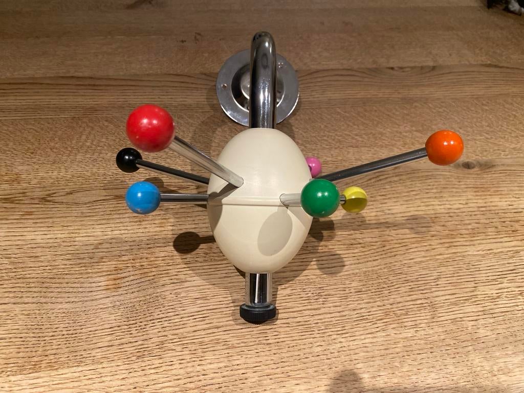 Vintage Ikea Sputnik kapstok, jaren 80 design, Huis en Inrichting, Woonaccessoires | Kapstokken, Wandkapstok, Gebruikt, Ophalen of Verzenden