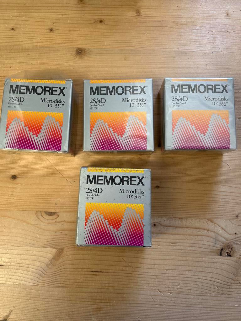Memorex Microdisks 3.5 inch diskettes - 4x10 stuks, Ophalen of Verzenden, Nieuw, Intern, Desktop
