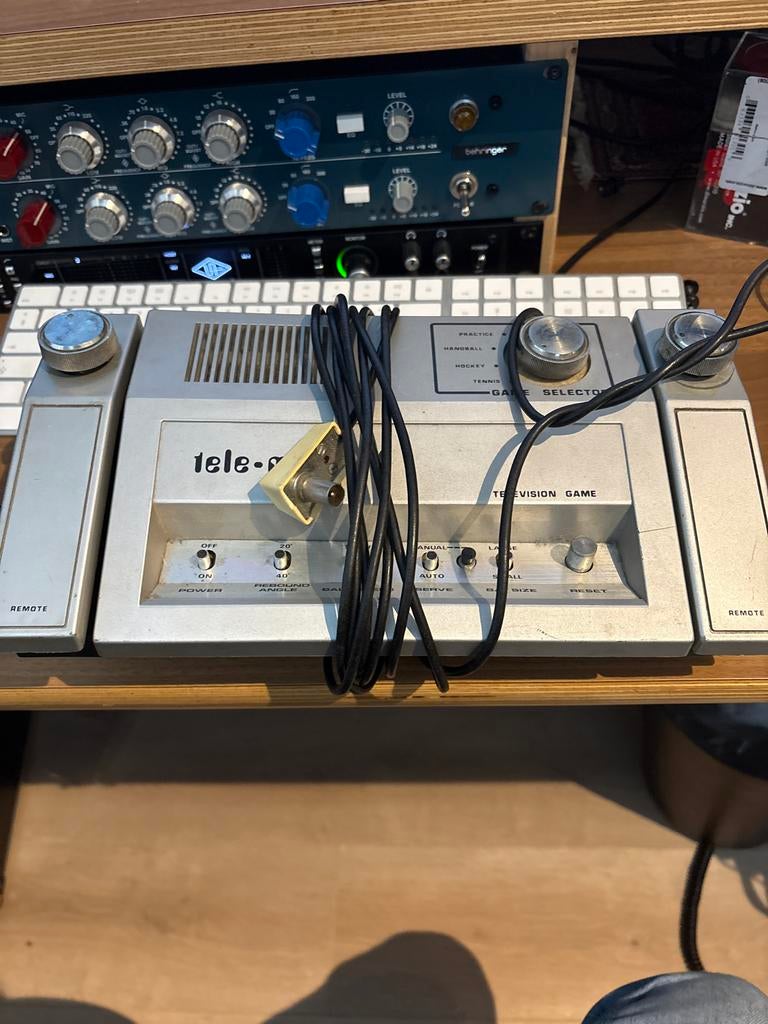 Oud Pong spel Telematch jaren '70 4 in 1 - Vintage Console, Ophalen of Verzenden, Gebruikt
