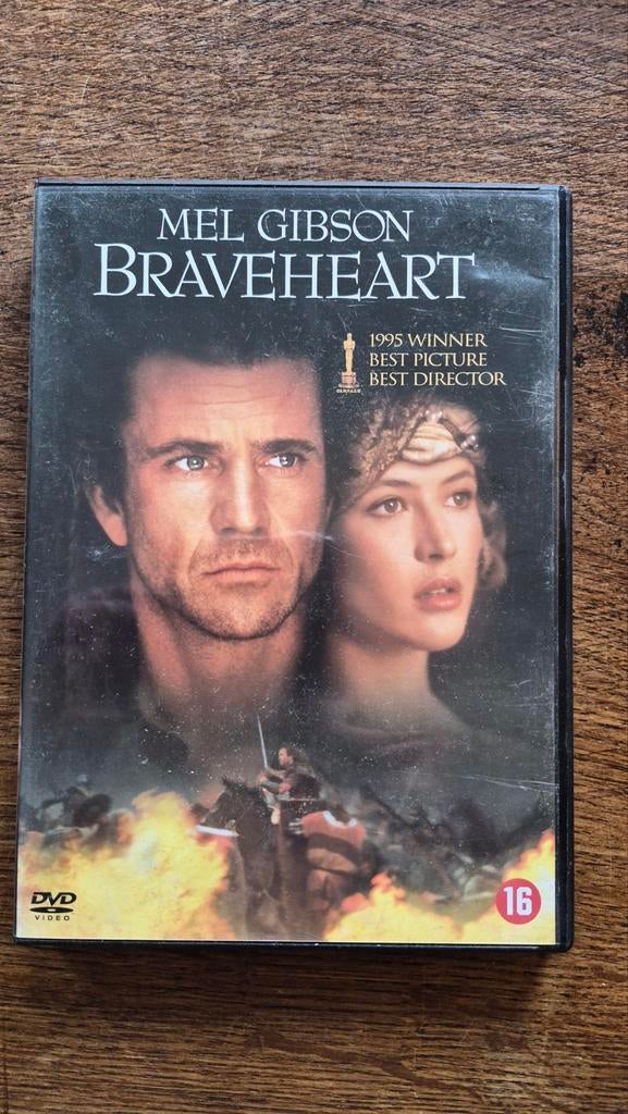 Braveheart DVD met Mel Gibson, Cd's en Dvd's, Ophalen of Verzenden