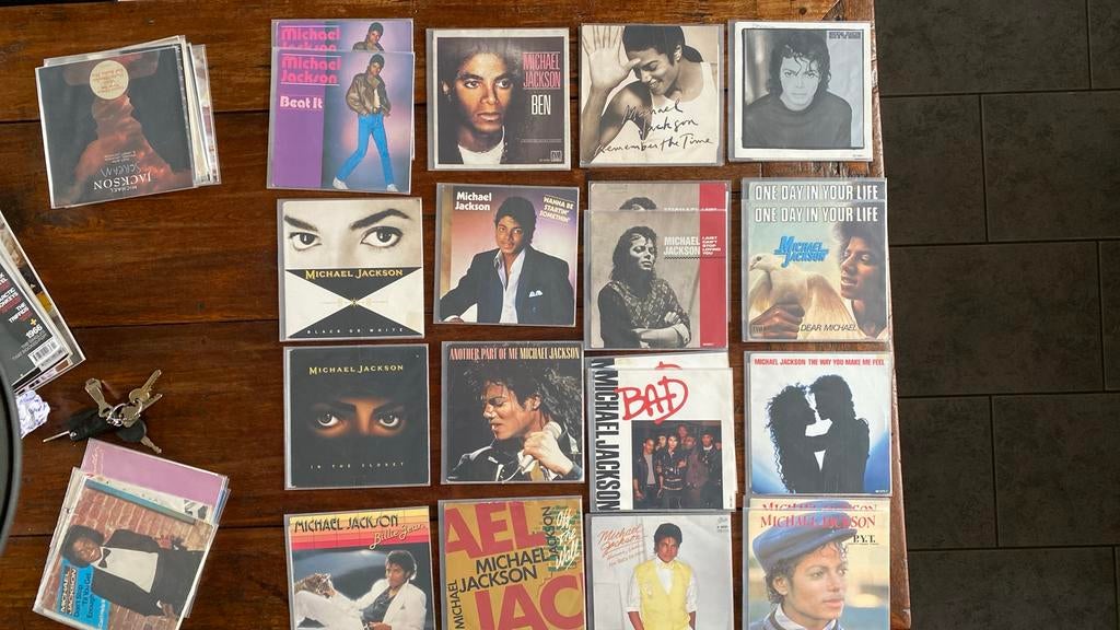 Michael jackson 25x single, Gebruikt, 7 inch, Single, Ophalen of Verzenden