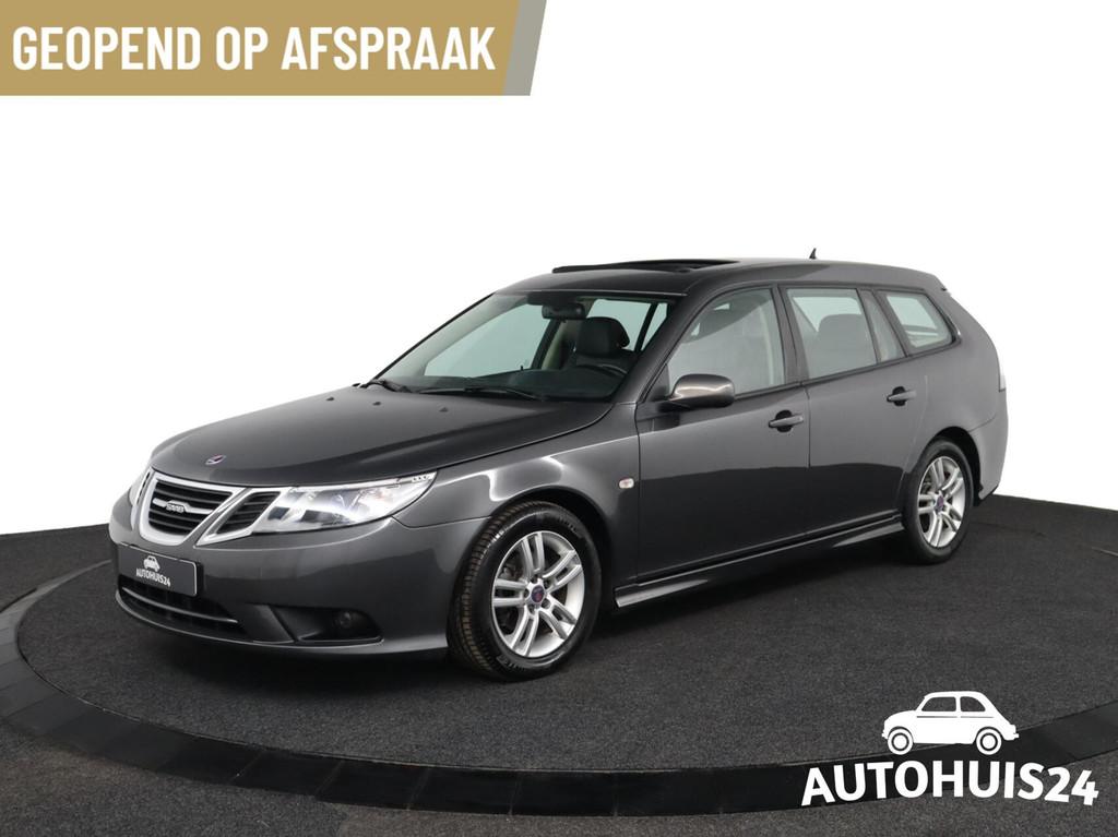 Saab 9-3 Sport Estate 1.8t Linear TX-Pack 2010 SCHUIFDAK LED, Auto's, 1998 cc, 1490 kg, Gebruikt, Zwart