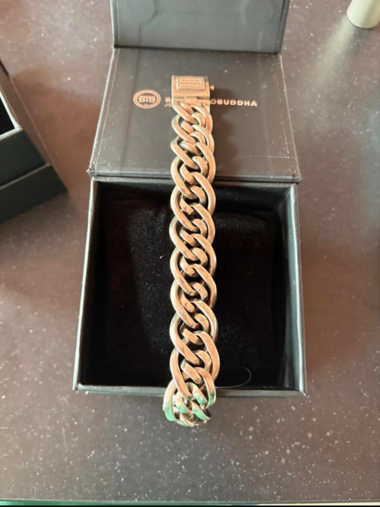 Buddha to Buddha Nathalie armband 20cm, Ophalen of Verzenden, Zo goed als nieuw, Zilver