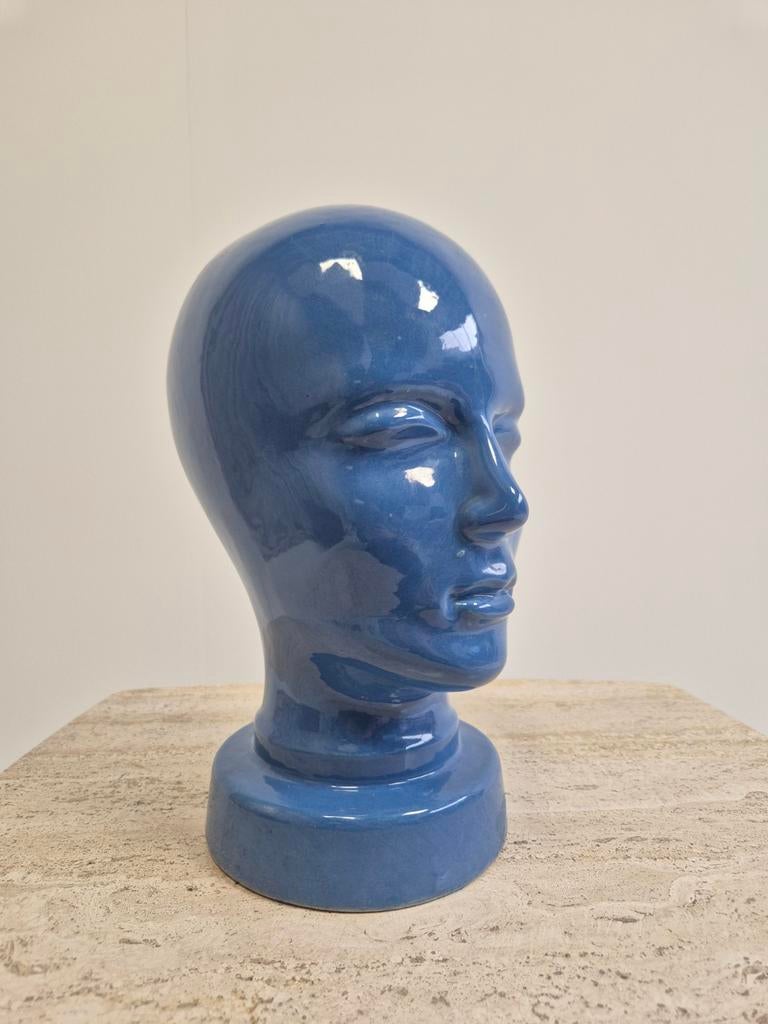 Vintage West Germany keramiek hoofd, Ophalen of Verzenden