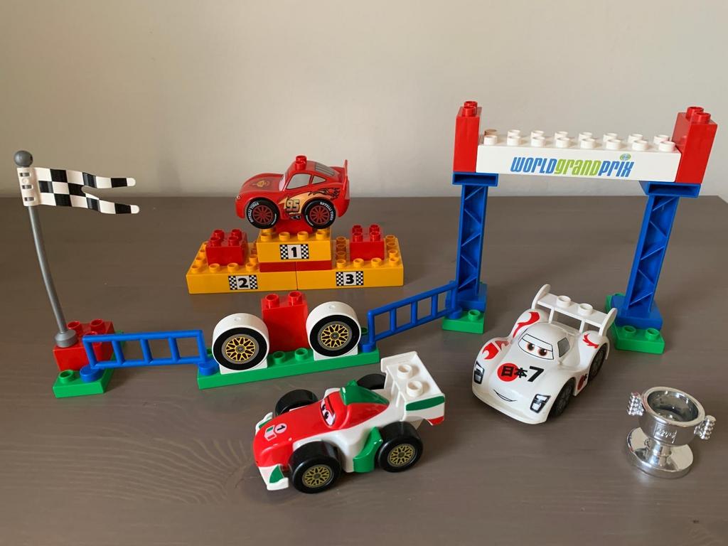 Duplo 5839 - Disney Cars World Grand Prix | Zeldzaam, Inclusief minifiguren, Gebruikt, Overige thema's, Ophalen of Verzenden