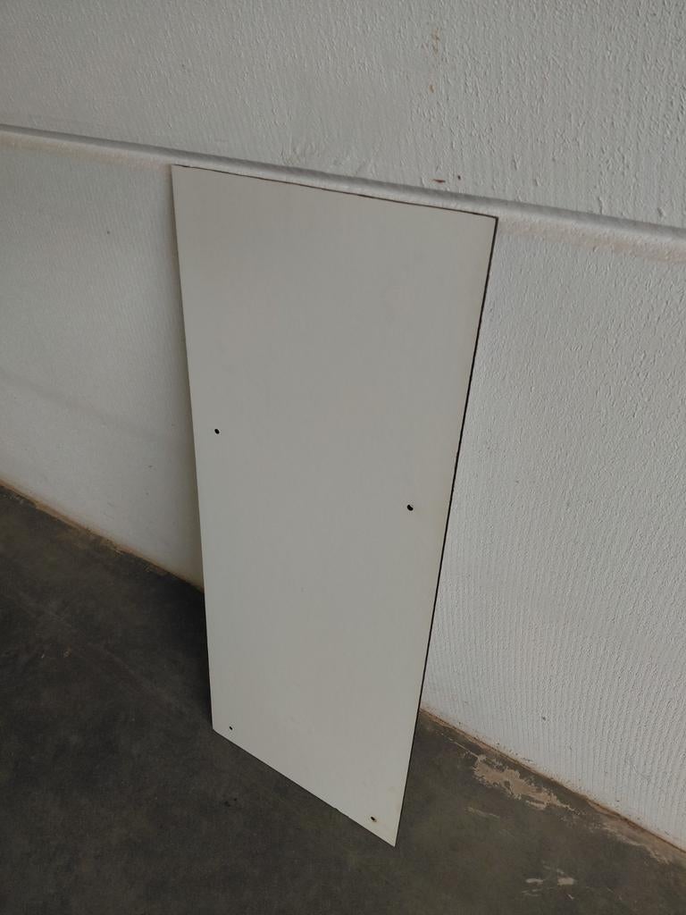 Trespa 9 mm hpl plaat 78x31 cm wit, Ophalen of Verzenden, Gebruikt, HPL, Minder dan 20 mm