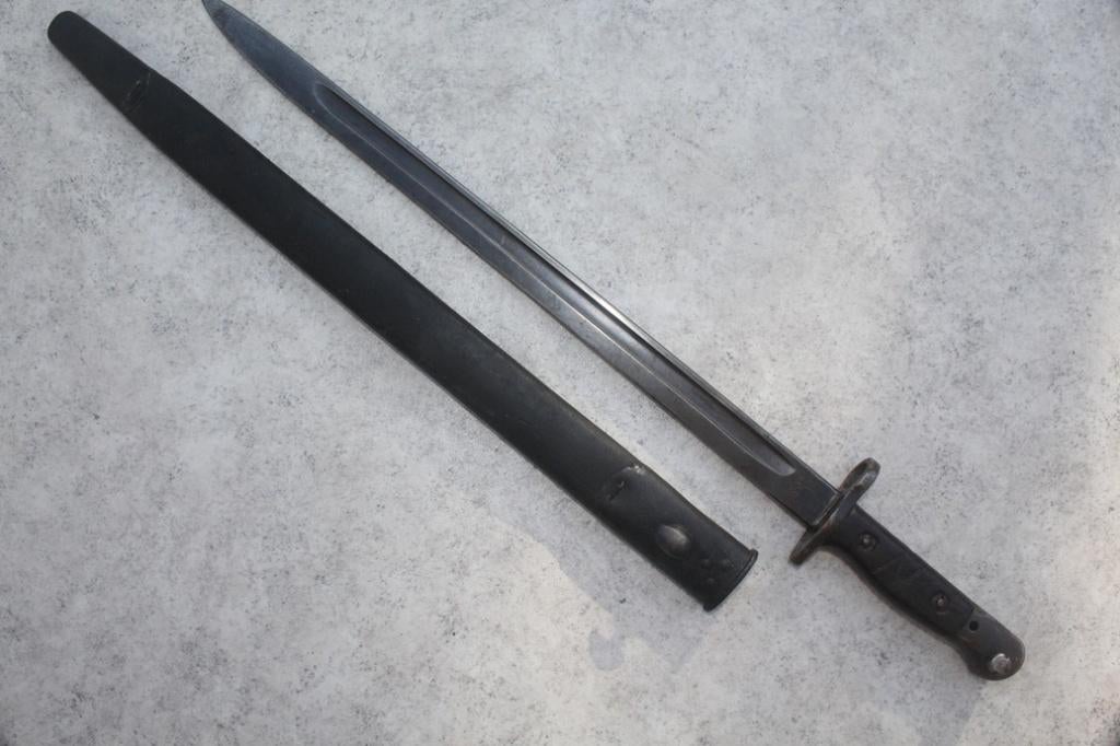 USA Enfield Remington Bajonet M1907 / 09 - 1915 !  uniek., Verzamelen, Verzenden, Nederland