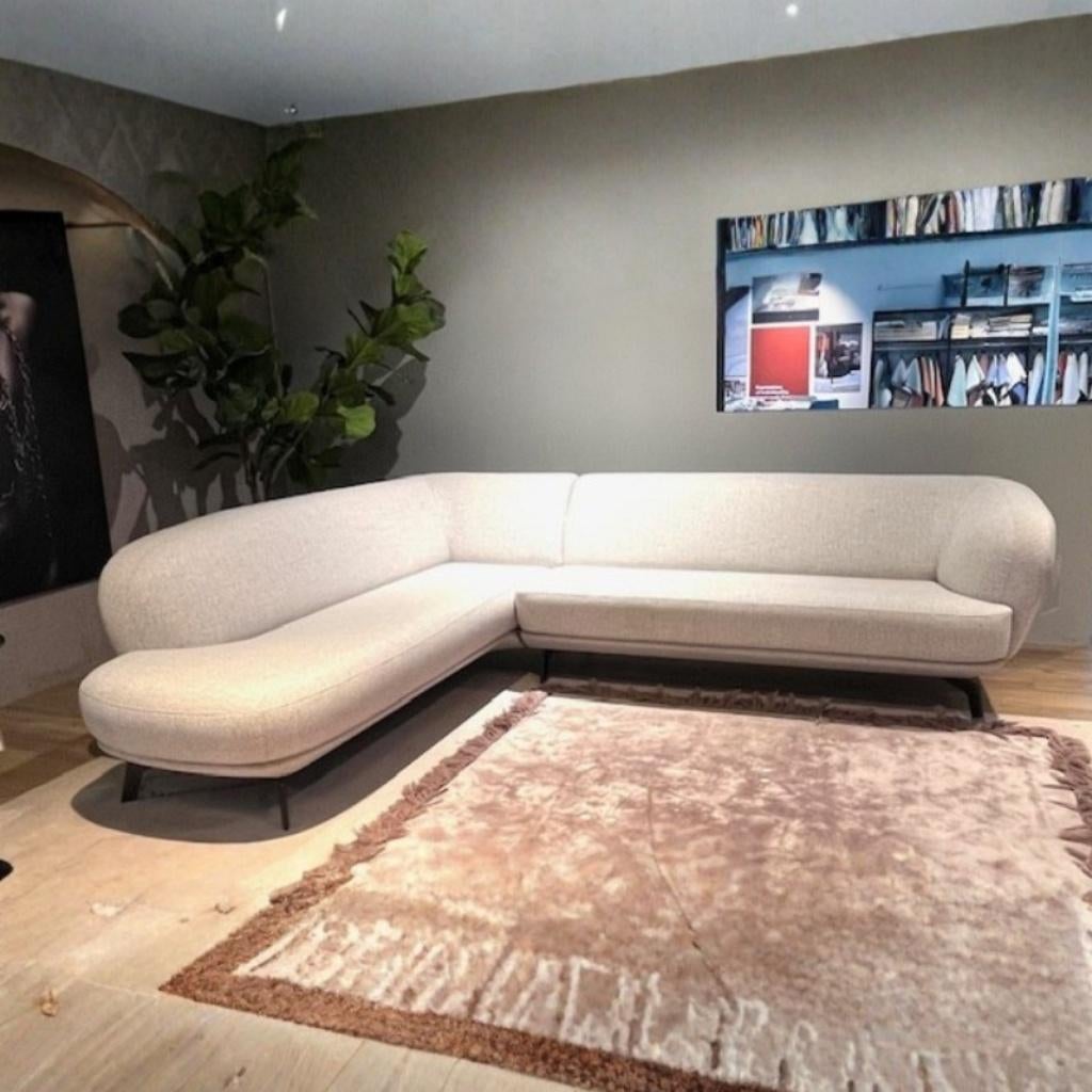 Leolux Hoekbank Flint, Huis en Inrichting, Banken | Bankstellen, Ophalen, 250 tot 300 cm, Design, Hoekbank