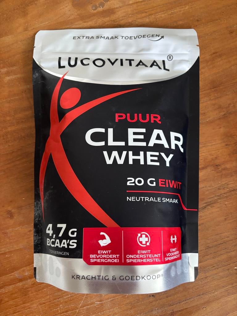 16 x puur clear whey lucovitaal, Ophalen of Verzenden, Zo goed als nieuw, Overige typen