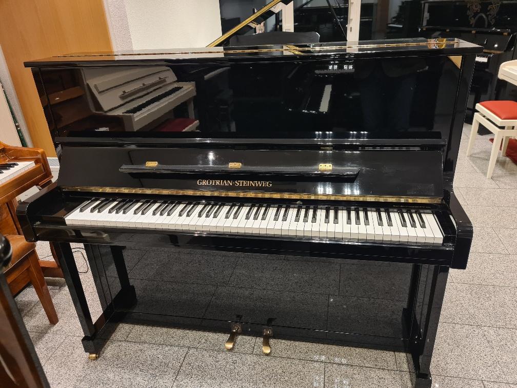 Grotrian-Steinweg 122 V PE topklasse piano occasion (1990), Gebruikt, Grotrian, Helfferich, Schulz, Th. Steinweg Nachf. GmbH, Zwart