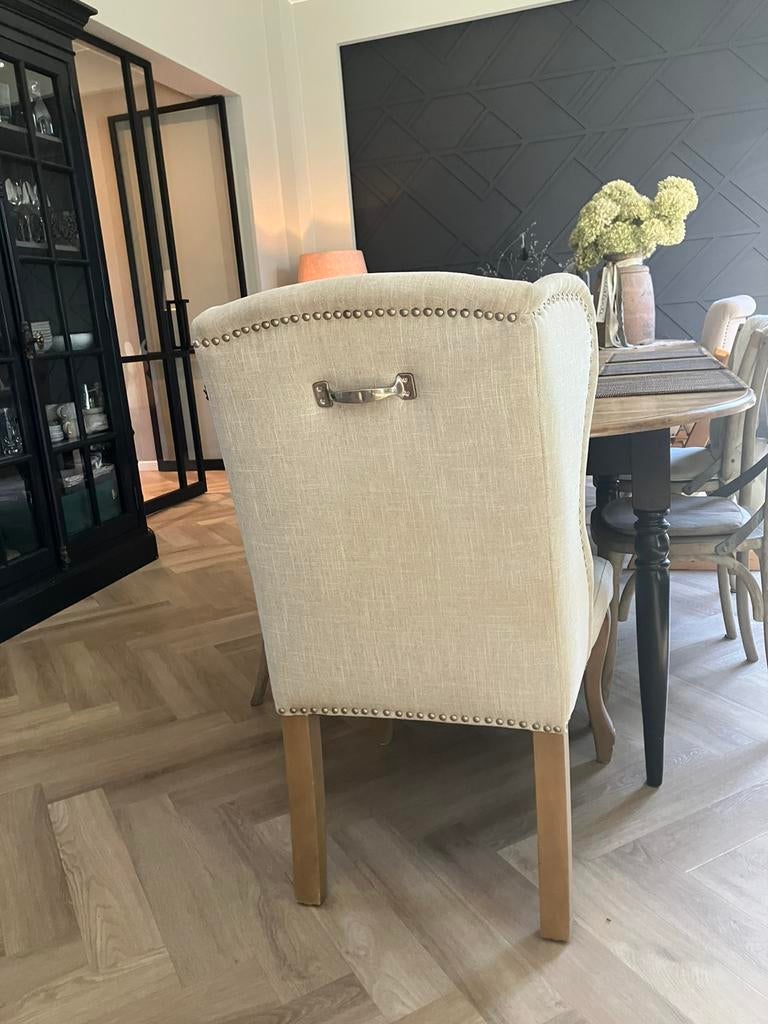 2 dining chairs van Riviera Maison, Ophalen of Verzenden, Gebruikt, Overige kleuren, Twee