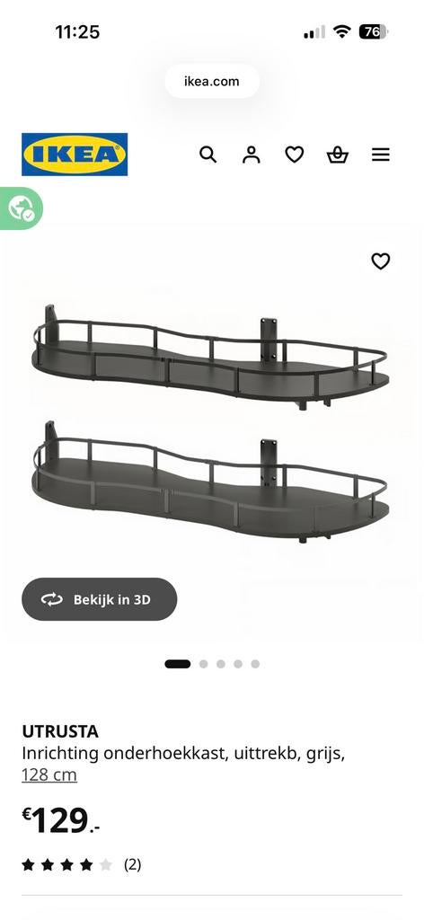 Draaicarousel ikea, Ophalen, 100 tot 150 cm, Nieuw, Minder dan 100 cm