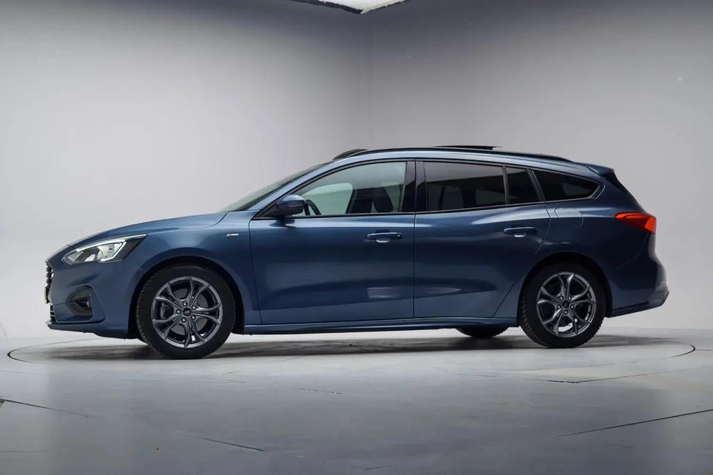 Ford Focus WAGON 1.0 EcoBoost 125pk ST-Line Bus € 12.945,0, Gebruikt, 1288 kg, Blauw, Origineel Nederlands