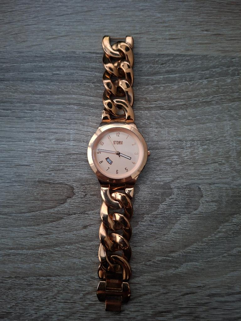 STORM Shelly Rose Gold dameshorloge, Overige merken, Staal, Gebruikt, Staal