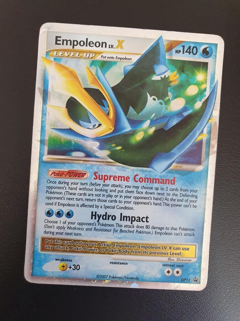 Empoleon X DP11 holo pokemon kaart, Ophalen of Verzenden, Zo goed als nieuw