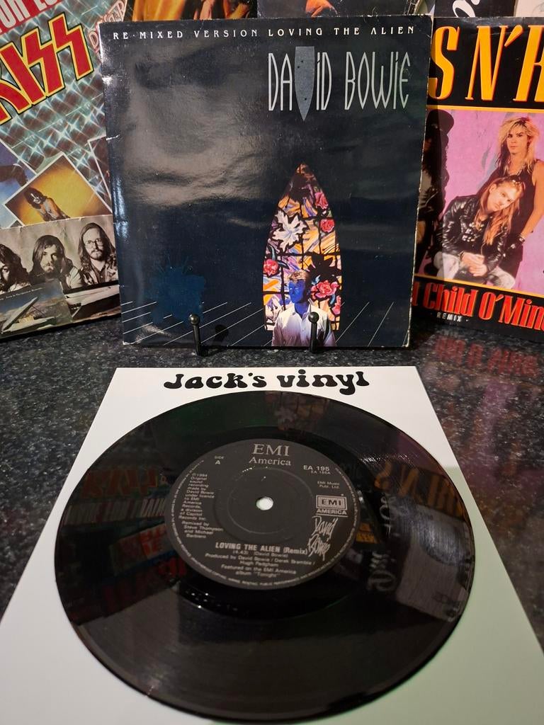 David Bowie - Loving The Alien (Remixed Version) Vinyl 1985, Cd's en Dvd's, Vinyl | Pop, Gebruikt, Ophalen of Verzenden