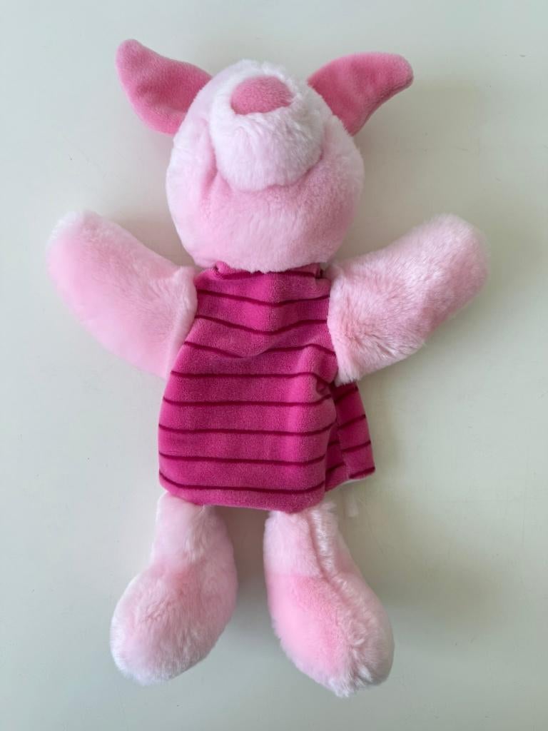 Knuffel handpop, poppenkastpop Knorretje 32 cm / Poeh, Pooh, Ophalen of Verzenden, Zo goed als nieuw, Overige typen