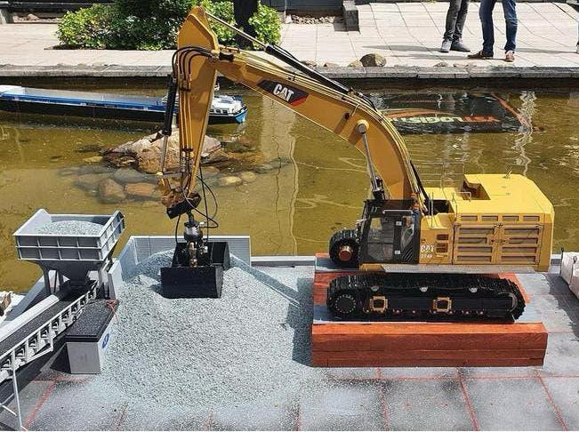 Grote hydraulische RC overslag / knijpbak 1/14, Hobby en Vrije tijd, Ophalen of Verzenden, Nieuw, Schaal 1:14, Onderdeel