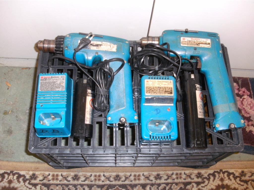 2 Makita Schroefmachines., Ophalen, Gebruikt, Boor- en Schroefmachine, Variabele snelheid