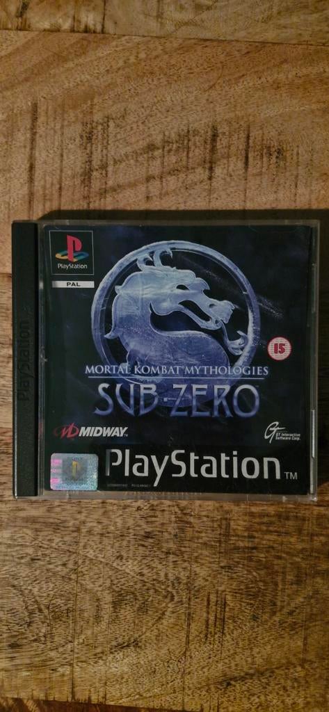 Mortal Kombat Mythologies: Sub-Zero (PlayStation 1), Spelcomputers en Games, Games | Sony PlayStation 1, Avontuur en Actie, Gebruikt