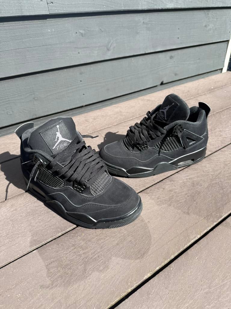 Jordan 4 Black Cat NIEUW - Maat 43, Ophalen of Verzenden, Zo goed als nieuw, Zwart