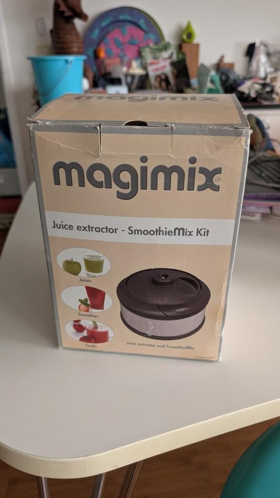 Magimix smoothiemix kit/ Sapcentrifuge, Witgoed en Apparatuur, Keukenmixers, Ophalen of Verzenden, Gebruikt, Vaatwasserbestendig