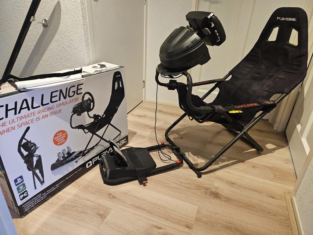 Playseat Challenge met Thrustmaster T300RS en Ferrari add-on, Ophalen, Zo goed als nieuw, Playseat of Racestoel