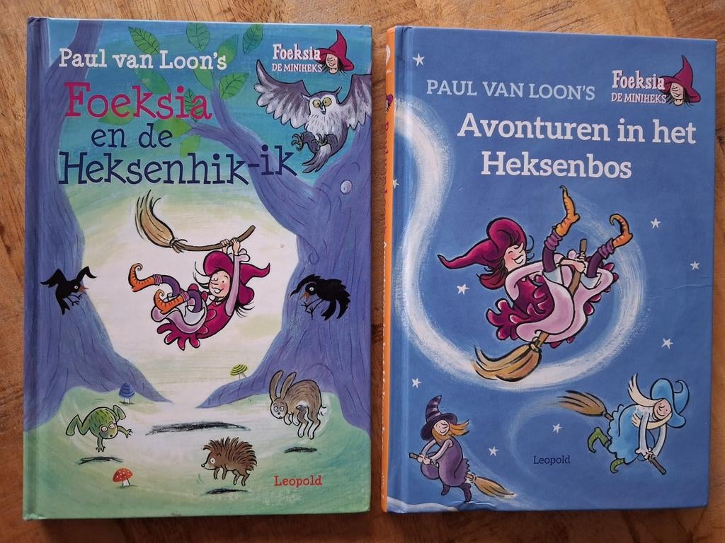 Foeksia en de Heksenhik-ik en Avonturen in het Heksenbos, Ophalen of Verzenden, Paul van Loon, Fictie algemeen