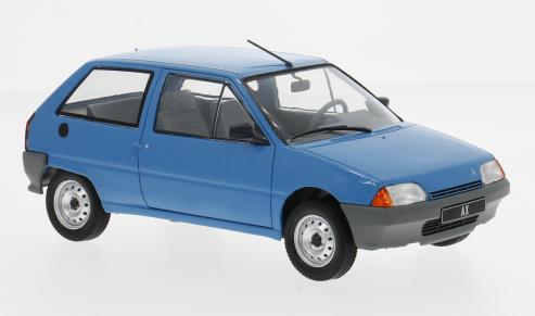 Citroen AX 1986 Blauw Modelauto 1/24 Whitebox Nieuw, Overige merken, Whitebox, Auto, Nieuw