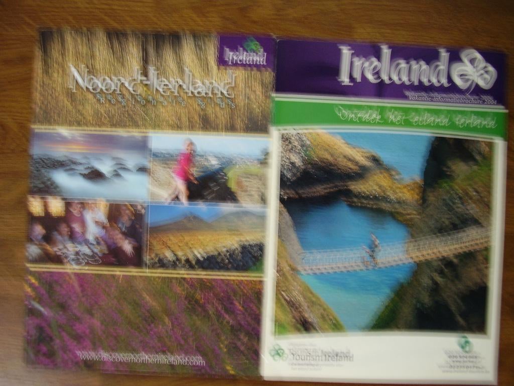 Ierland  2 brochures, Overige merken, Europa, Ophalen of Verzenden, Zo goed als nieuw