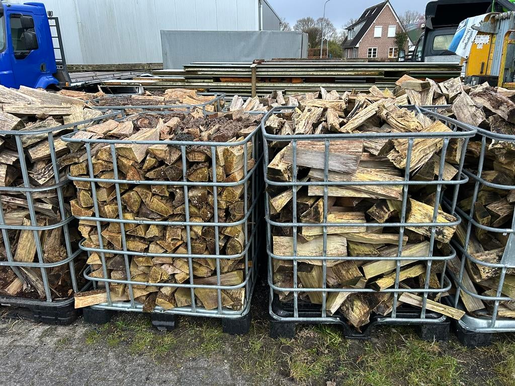 Gekloofd openhaardhout., Tuin en Terras, Haardhout, Minder dan 3 m³, Ophalen