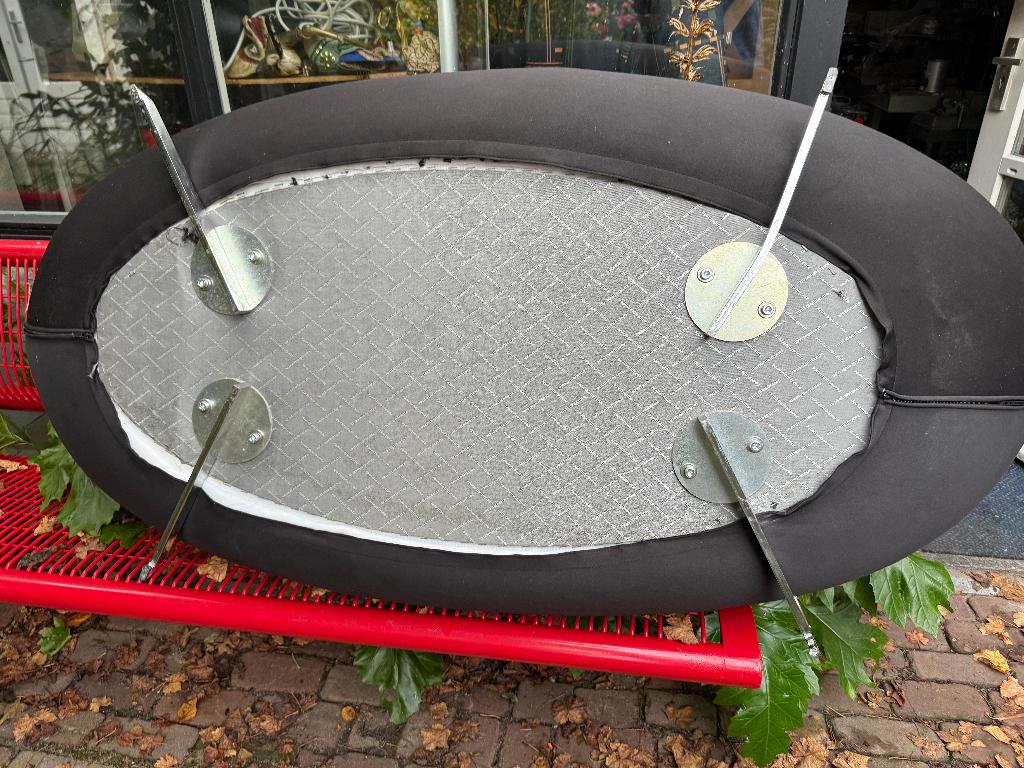 Matteo Thun Reuzen-ei bank Zit-ei Poef Italiaans antraciet, Ophalen, 125 cm of meer, Overige materialen, Zo goed als nieuw