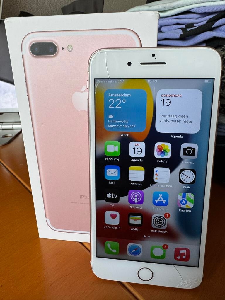 iPhone 7 Plus 128GB Rosé, Telecommunicatie, Mobiele telefoons | Apple iPhone, Ophalen, IPhone 7 Plus, Zonder abonnement, 128 GB