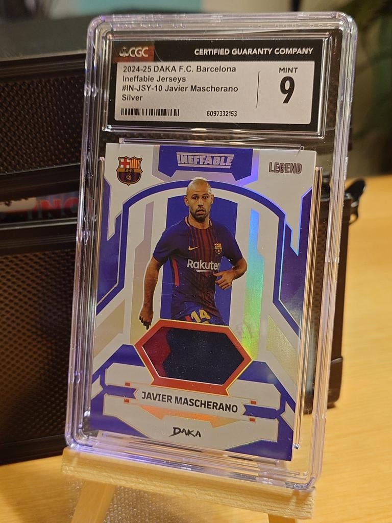 Daka 2025-2026 Javier Mascherano Barcelona Patch /75 CGC 9, Verzenden, Nieuw