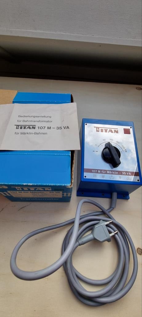 Titan transformator 107 voor Märklin, Gebruikt, Ophalen of Verzenden, Märklin, Transformator of Voeding