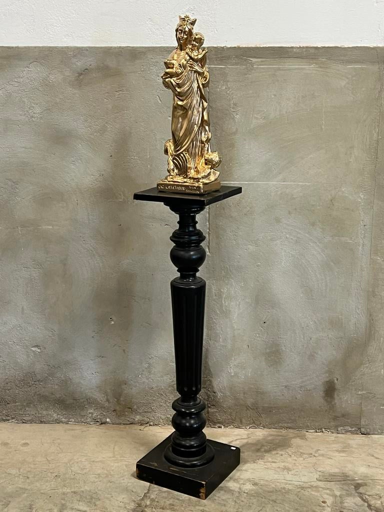 Groot antiek beeld Onze Lieve vrouw van Borloon, Antiek en Kunst, Ophalen