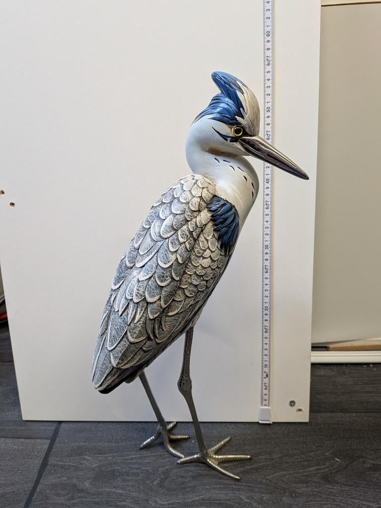 Blauwe reiger van enzo malivolti, Ophalen of Verzenden