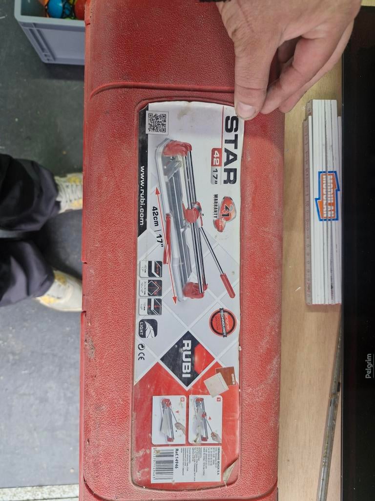 Rubi Star 42 tegelsnijder - Perfect voor precisiewerk, Ophalen, Gebruikt, Minder dan 20 cm, Minder dan 5 m²