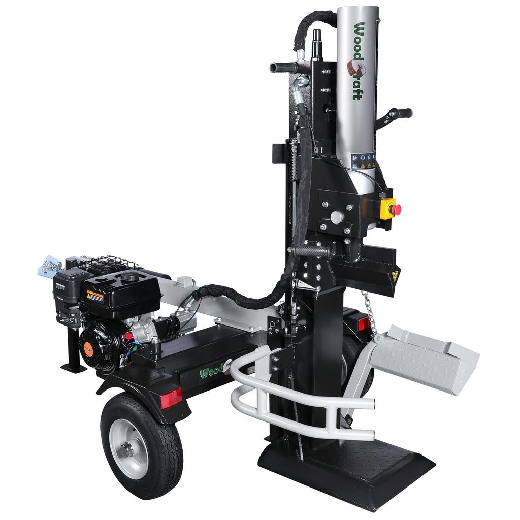 Woodcraft houtklover 35 ton benzine verticaal / Nieuw