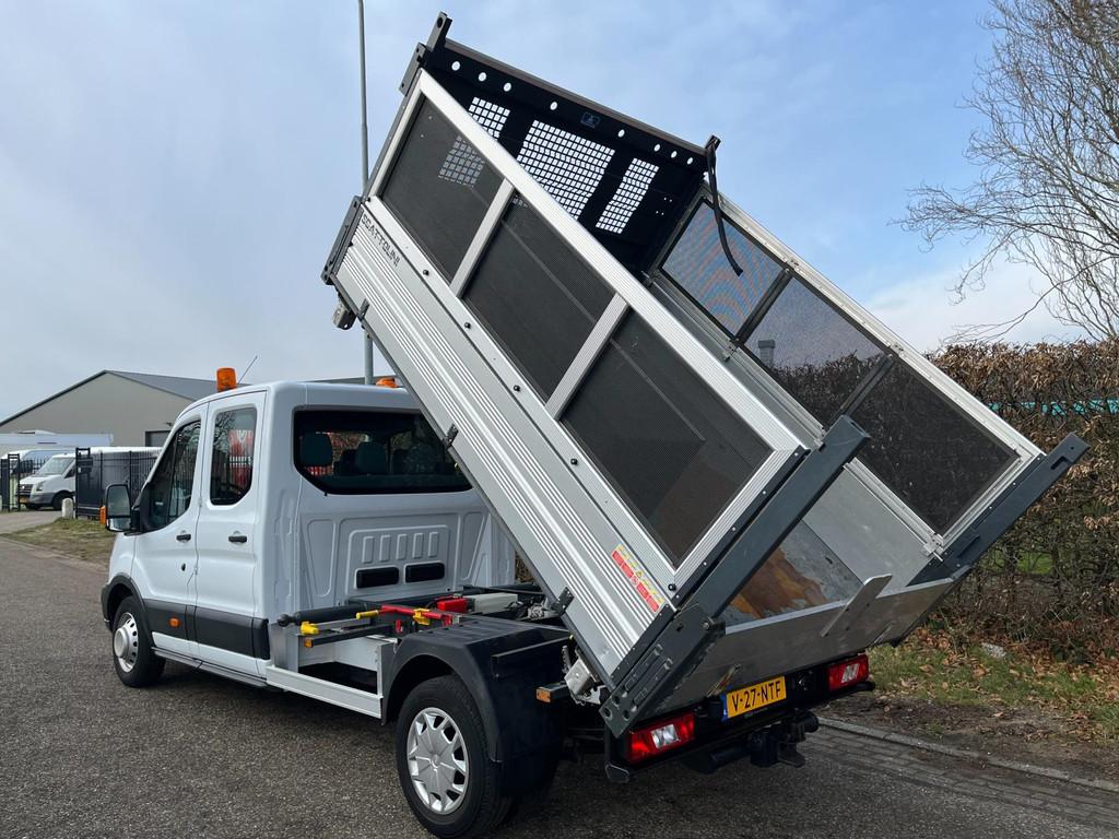 Ford Transit 350 2.2 125PK DC driezijdige kipper | dubbelluc, 13 km/l, Euro 5, Gebruikt, 4 cilinders