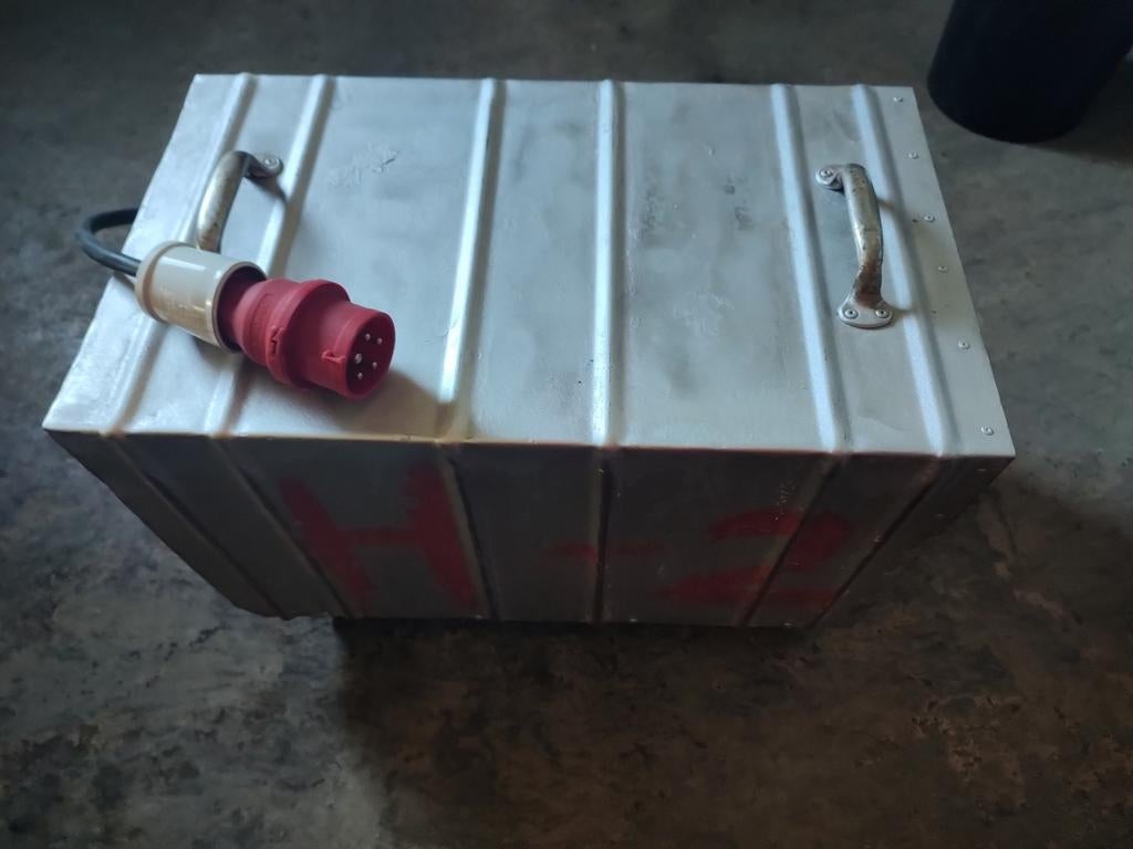 Bouwdroger kachel, Ophalen, Afzuiger