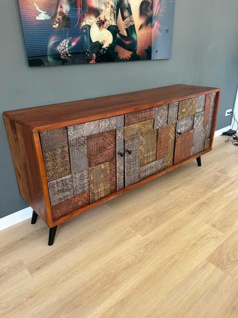 Set! Marbella dressoir en ladekast - ZGAN!, Ophalen, Zo goed als nieuw, 25 tot 50 cm, 150 tot 200 cm