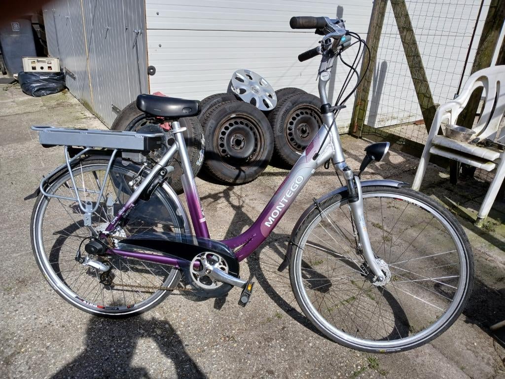 T.K. Montego elektrische damesfiets i.z.g.st., Gebruikt, Versnellingen, 56 cm of meer, Trommelrem