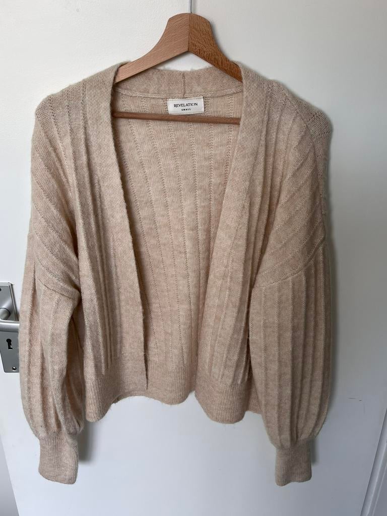 Vest revelation - NIEUW - Maat S, Kleding | Dames, Verzenden, Nieuw, Maat 36 (S), Beige