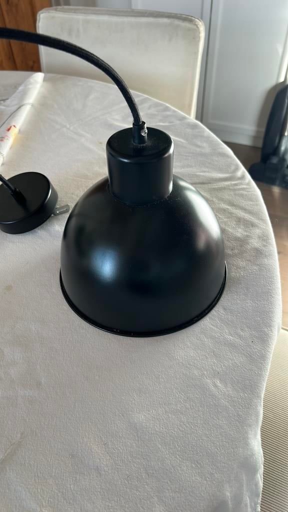 Zwarte/ koper hanglamp, eglo, Ophalen of Verzenden, Gebruikt, 50 tot 75 cm