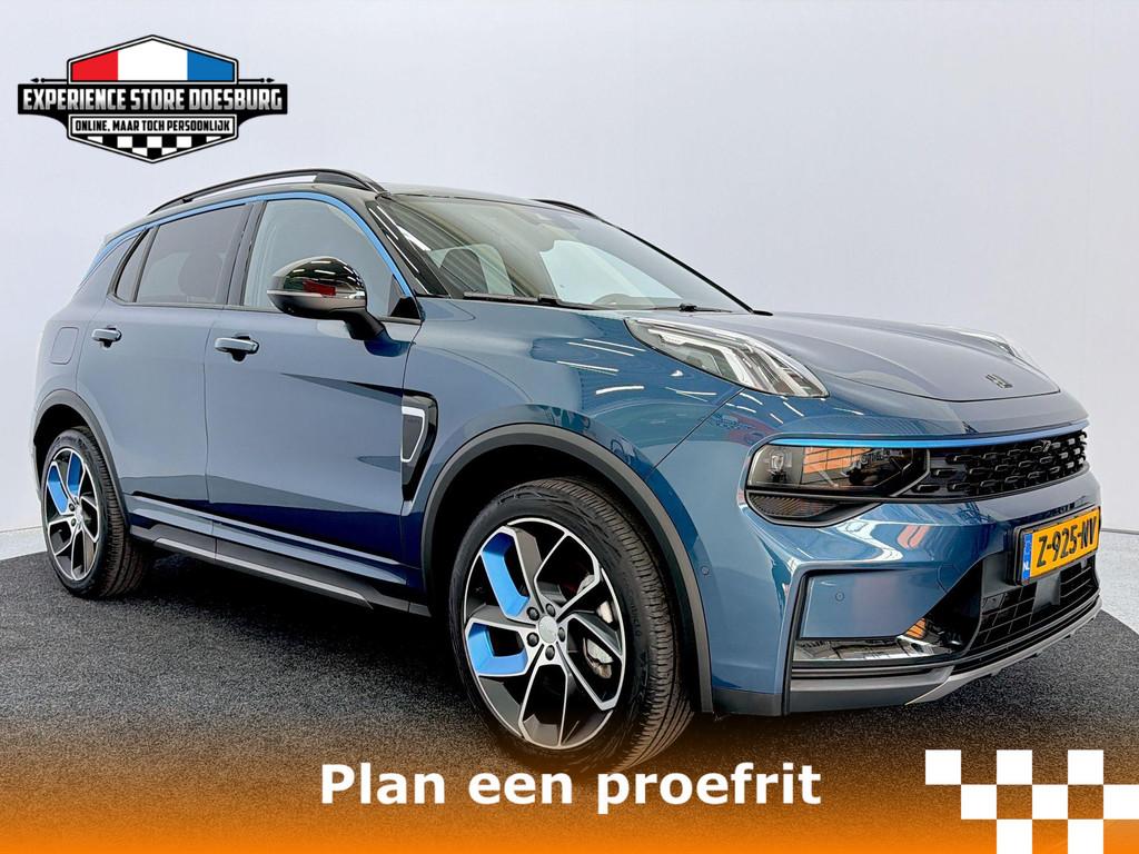Lynk en Co 01 1.5 MY23 - Moderne hybride SUV met karakter!, Auto's, Stof, Euro 6, Met garantie (alle), Blauw