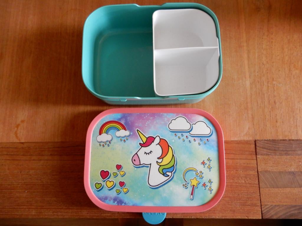Mepal Campus broodtrommel / lunchbox met eenhoorn, Verzenden, Gebruikt