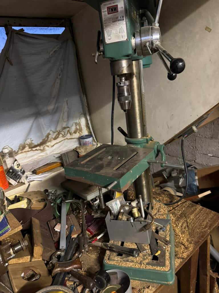 Kolomboormachine te koop, Ophalen, Variabele snelheid, Kolomboormachine, Gebruikt