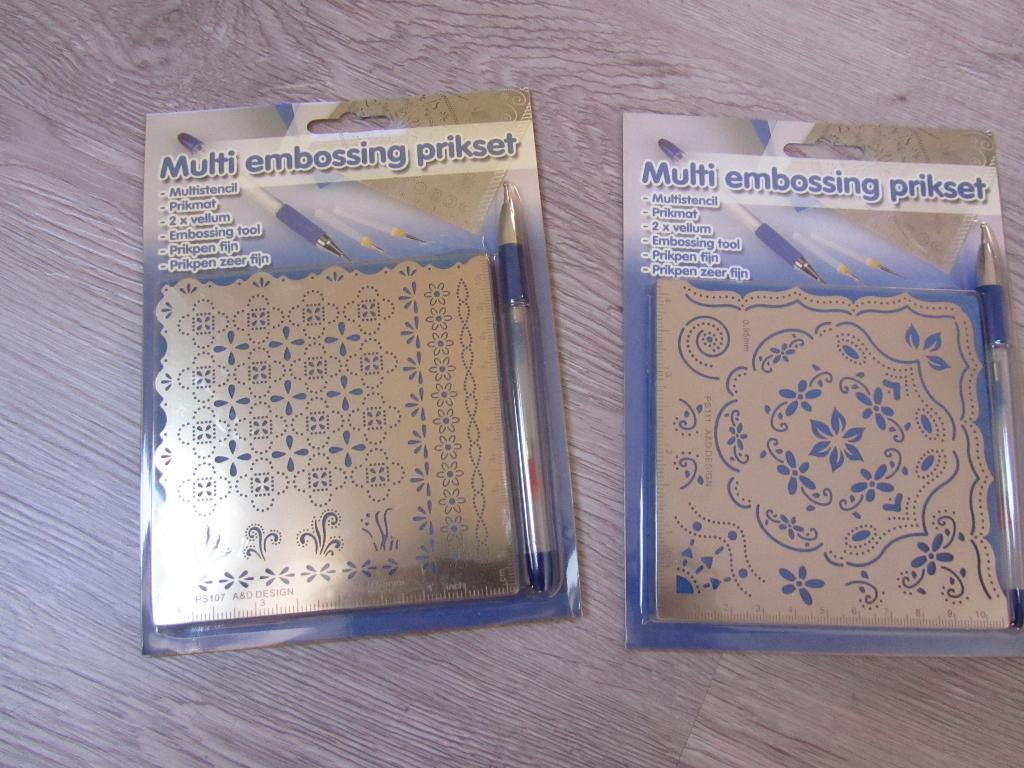 Multi Embossing prikset   (Nieuw), Ophalen of Verzenden, Nieuw, Overige thema's, Overige typen