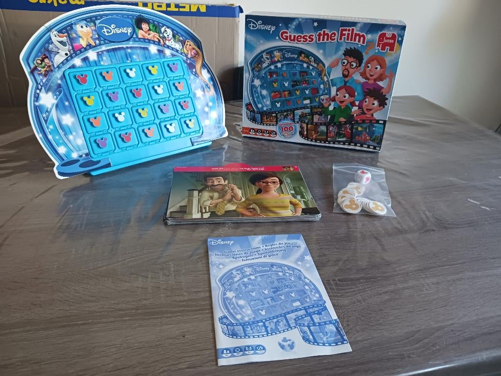 Disney Guess The Film Spel, Een of twee spelers, Ophalen of Verzenden, Nieuw, Jumbo